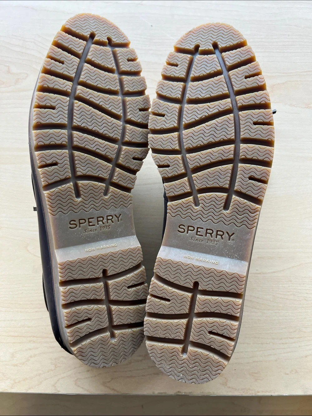 Sperry Brown Leather Moccasin-Style Boat Shoes